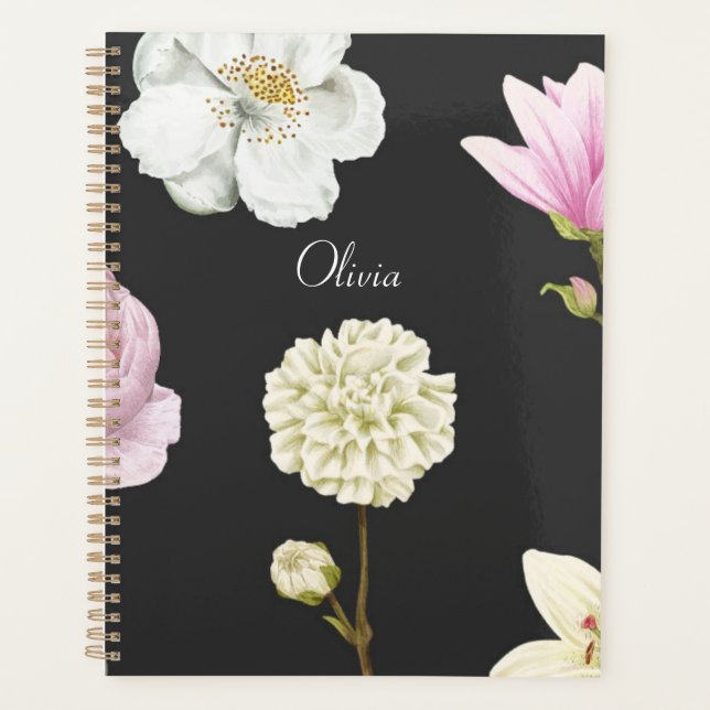 Pink floral planner (Front)
