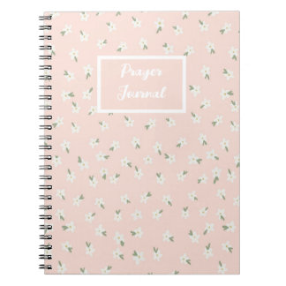 Pink floral prayer journal