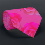 Pink Floral Rose Fuchsia Stylish Gift Favor 2025 Neck Tie<br><div class="desc">Designed with cool pink floral patterns that makes a great gift or party favor for birthdays,  weddings,  wedding anniversary or any events or celebrations!</div>