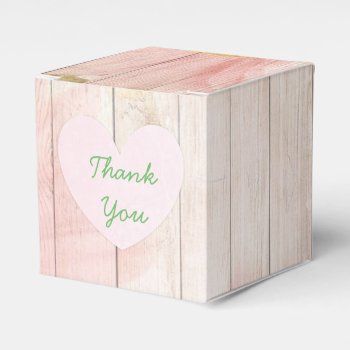Pink Floral Rustic Wood Cupcake Box by Everything_Grandma at Zazzle