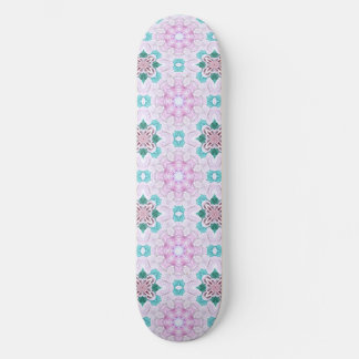 PINK FLORAL  SKATEBOARD