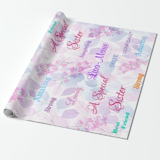 Pink Floral Special Sister Thoughtful Heartfelt
