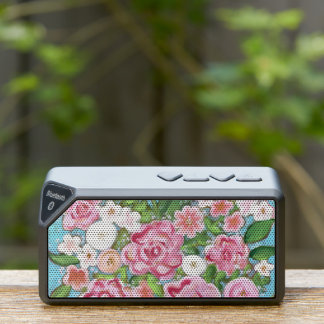 Pink Floral Spring Blooms Bluetooth Speaker