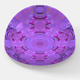 Pink Floral Spring Blossoms Abstract kaleidoscope Paperweight