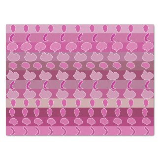 Pink Floral Stripe Pattern
