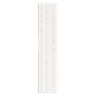 Pink Floral Stripe, Sage Green Vines Short Table Runner