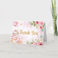 Pink Floral Tea Party Baby Shower 