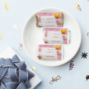Pink Floral Theme Bridal Shower Hershey's Miniatures