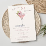 Pink Floral Tini Bit Older 21st Birthday Invitation<br><div class="desc">Pink Floral Tini Bit Older 30th Birthday Invitation. Celebrate a special milestone with this charming Pink Floral 'Tini Bit Older' 21st Birthday Invitation. Featuring a delicate floral design and playful text, this invite is perfect for anyone looking to add a touch of elegance and fun to their birthday celebration. Customizable...</div>