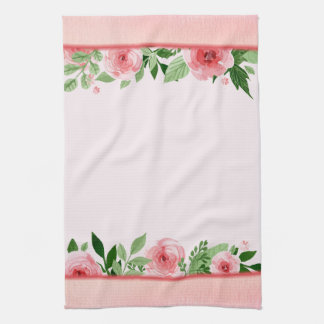 Pink Floral Towel