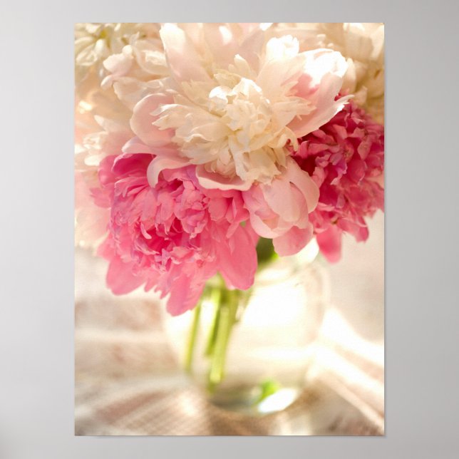 Pink Floral Value Poster Paper (Matte) (Front)