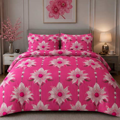  Pink Floral Vintage Style Gift For Her  Duvet Cover