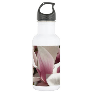 Pink Floral Water Bottle