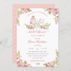 Pink Floral Watercolor Bridal Shower Tea Party