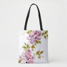 Pink floral watercolor flower stylish elegant