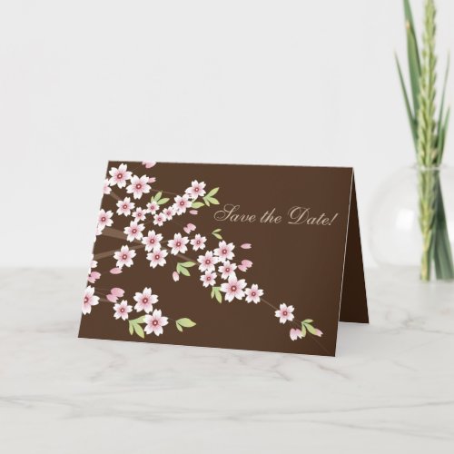Pink Floral Wedding Chocolate Save the Date Cards
