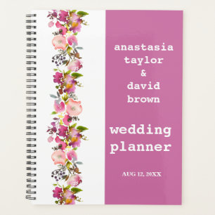 Pink Floral Wedding Planner