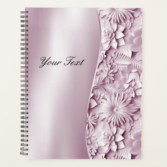 Pink Floral Wedding Planner (Front)