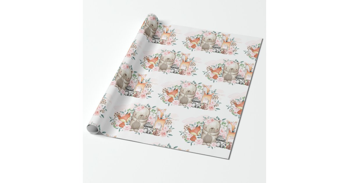 Woodland Animals, Wrapping Paper Sheets