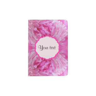 Pink Florals Passport Holder