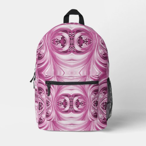 Pink Flourish Backpack Cut Sew Bag
