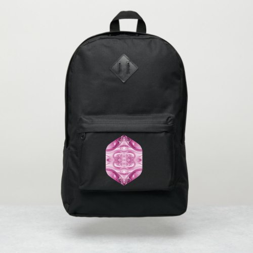 Pink Flourish Port Authority Backpack