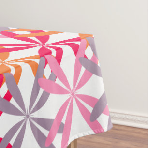 Pink Flourish Tablecloth
