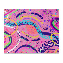 Pink Flow State Abstract Painting