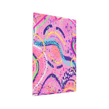 Pink Flow State Abstract Painting