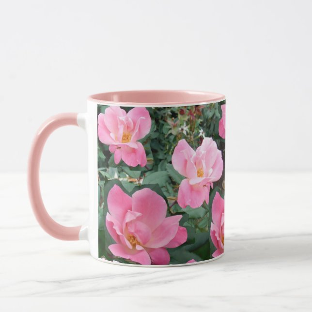 Pink Flower 2 Mug (Left)