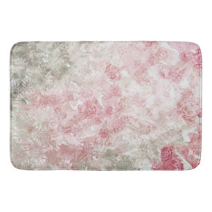 Pink Flower Abstract Art pinks flowers gardening Bath Mat