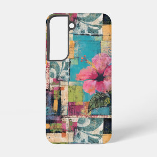Pink Flower Abstract Samsung Galaxy S22 Case