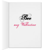Pink flower and Bumble bee Cards (Inside (Right))