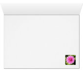 Pink Flower & Bee Card (Inside Horizontal (Bottom))