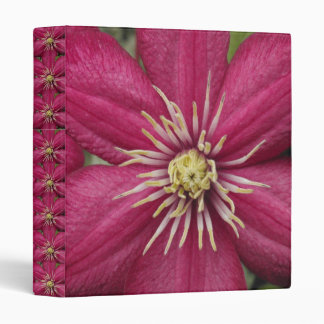 Pink Flower Binder