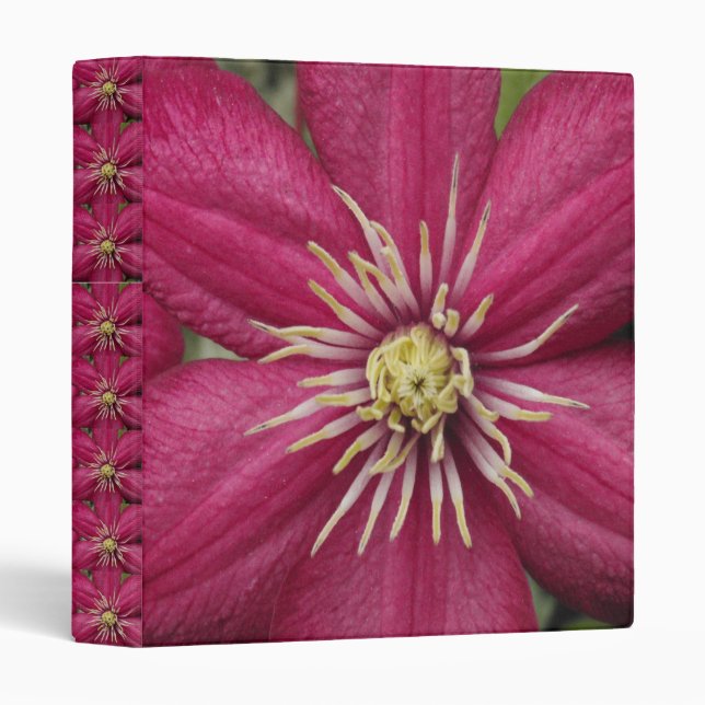 Pink Flower Binder (Front/Spine)
