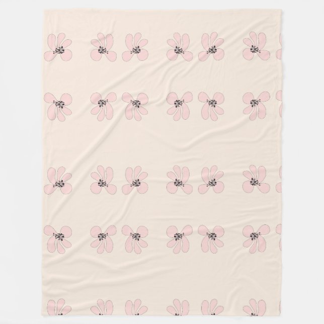 pink flower blanket (Front)