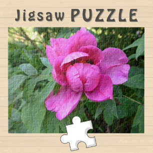 Pink Flower blooming aesthetic Photo - Jigsaw Puzzle