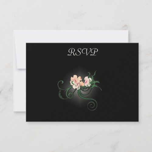 Pink Flower Blossoms RSVP