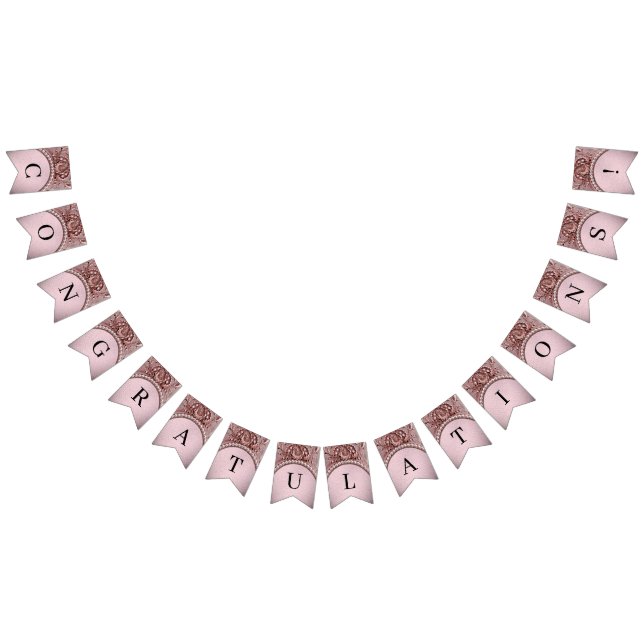 Pink Flower Bunting Flag (All)