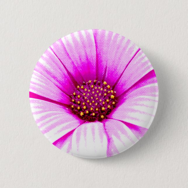 Pink Flower Button (Front)
