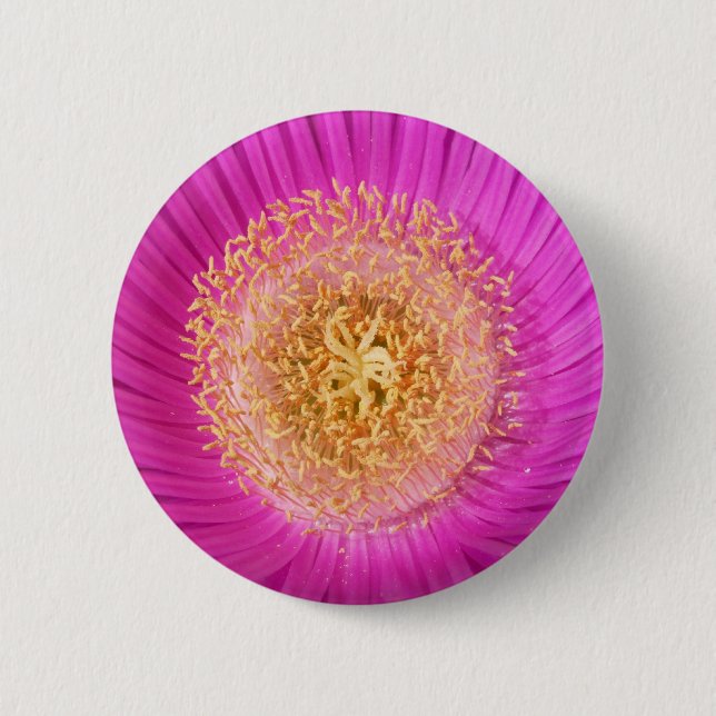 Pink Flower Center Button (Front)