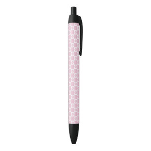 Pink Flower checked pattern Pen