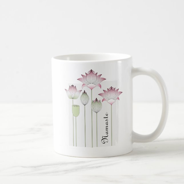 Pink Flower Coffee Mug (Right)