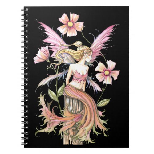Pink Flower Fairy Notebook