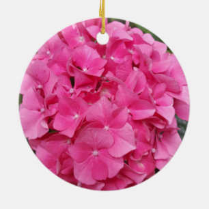 Pink Flower Floral Photography Nature Ceramic Ornament