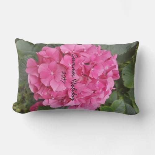 Pink Flower Floral Photography Nature Outdoor Pillow