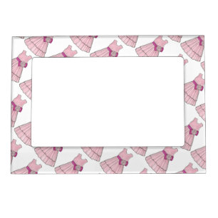 Pink Flower Girl Wedding Pageant Party Dress Frame