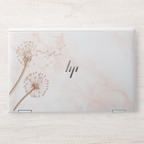 Pink Flower HP Elite Book HP Laptop Skin