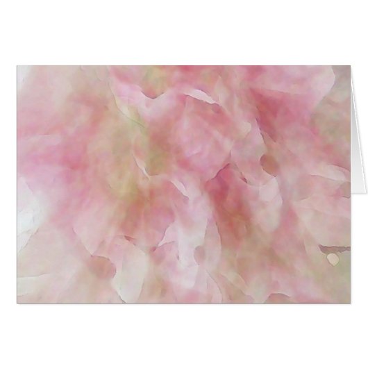 Pink Flower in Abstract Cards (Front Horizontal)